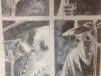 Plague Doctor Thumbnails. gothic horror art illustration illustration art thumbnails