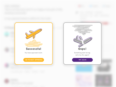 Daily UI 011 - Flash Message crash daily 100 challenge daily ui flash message kobebryant lakers oops plane successful