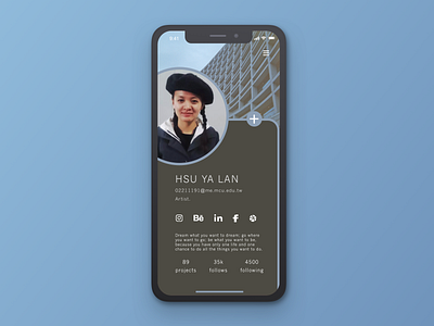 Daily ui 006 - User Profile