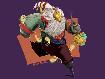 Just Bard, Tooting In The Cosmos bard character character design game art games illustration league of legends leagueoflegends
