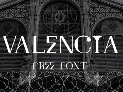 Valencia Font Type font fontdesign fontype freefont typography