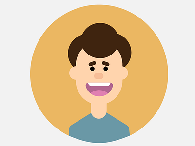 Smile More #2 character color emotion illustration smile vector