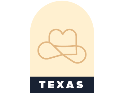 Texas cowboy hat illustration texas