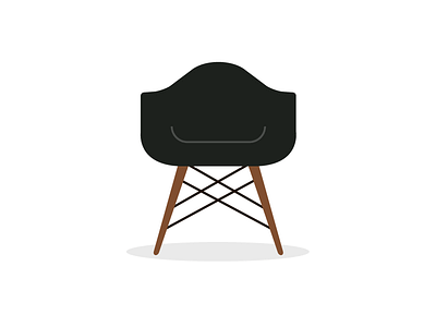 Eames Chair #2 eames chair illustration office