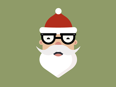 Christmas Hipster christmas hipster merry santa santa hat