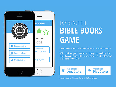 Bible Books Game iOS App Design app design ios ui