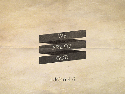 1st John 4:6