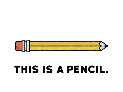 A Pencil builtbyluke fun pencil simple stipple this is: yellow