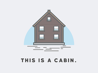 Log Cabin brown builtbyluke cabin illustration log log cabin made in sketch this is: vector