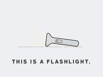 Flashlight builtbyluke dirt flashlight ground illustration light made in sketch reflections this is: vector