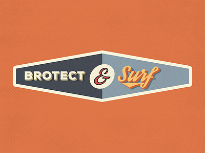 Brotect & Surf Sticker