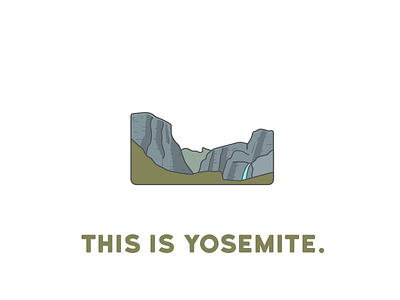 Illustration | Yosemite Valley WIP builtbyluke canyon cracks design drawing illustration illustrator national park nature this is: waterfall yosemite