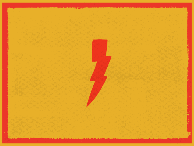 Hand Drawn Illustration: Lightening Bolt typography vintage hand drawn hand illustration vector illustration illustrator pen and paper