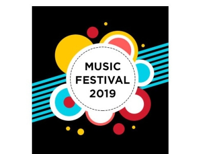 music festival banner banner branding design illustration music