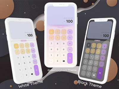Calculator Mobile App app branding calculator ui card desaign ui design illustration mobile ui ux vector