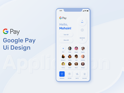 google pay UI design