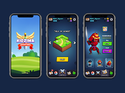 KidZima Game UI