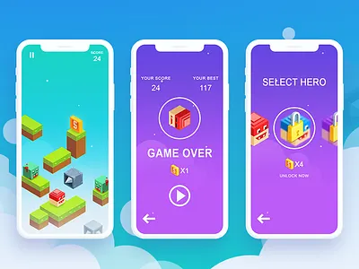 Game Design : Impossible Climb android design flat freelance freelancer game gamedesign graphicsdesign illustration ios isometric mobile mobilegames photoshop platformer ui ux xd