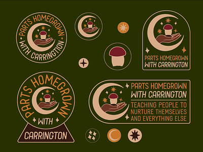 Vegan Lifestyle Blog Branding for Parts Homegrown