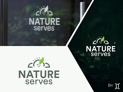 Nature Serve branding design gemini logo logodesign
