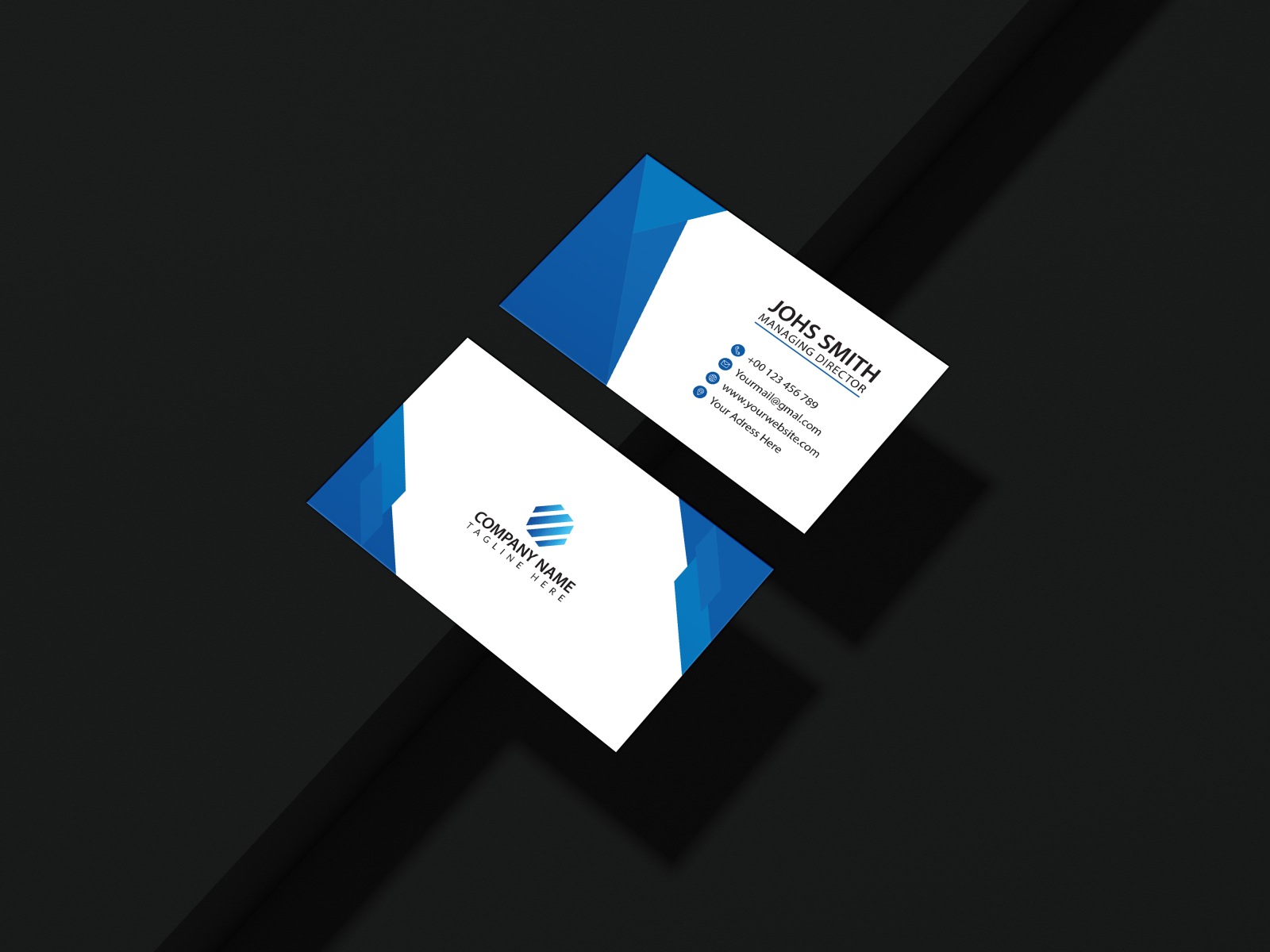 Professional business card by Sueb Ahmad on Dribbble