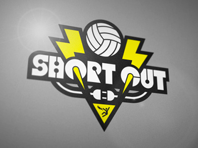 Warning... High Voltage! electric illustration ligthning logo logotype plug sport thunder volleyball voltage