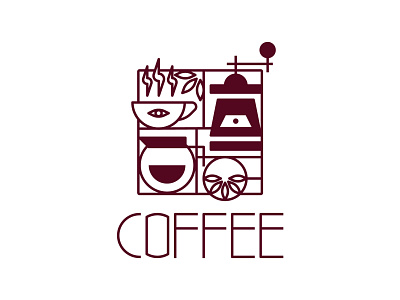 Coffee Shop ai branding coffe dailylogochallenge design logo style vector