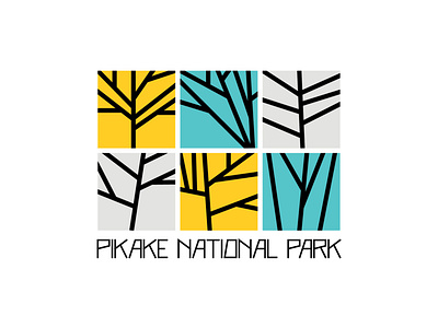 National Park ai branding dailylogochallenge design illustration logo style typography vector