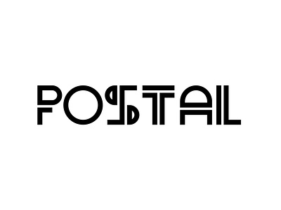 Postal Service ai branding dailylogochallenge design logo style typography vector