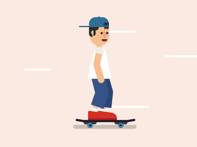 Skater by Anthony Barre on Dribbble