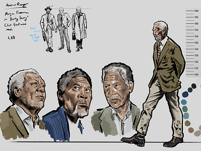 Character Design Based on Morgan Freeman
