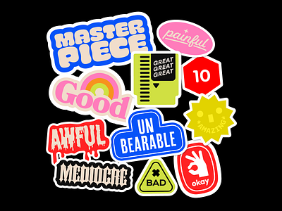 Review Score Stickers