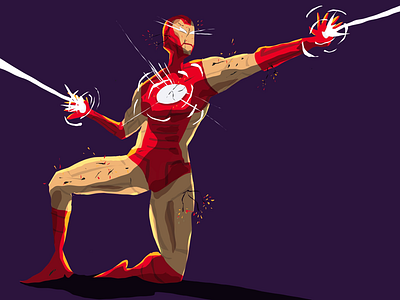 Iron Man ! armor art characterdesign comics draw drawing famous human hurt illustration ironman pop culture procreate stark superhero tonystark