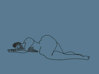 It’s hard to wake up animation blackandwhite characterdesign digitalart illustration illustrator ipadpro mouvement naked nude procreate reveil wakeup