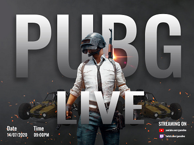 Pubg Live Poster design photoshop poster pubg