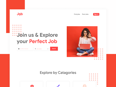 Job Finder Landing Page