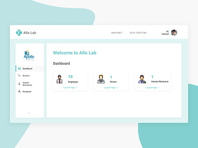 Allo Lab Dashboard redesign dashboard design redesign webdesign