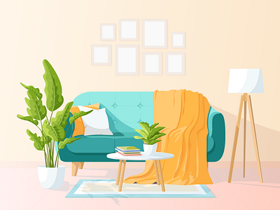 Living Room Illustration