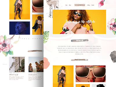 Girly Blog Theme