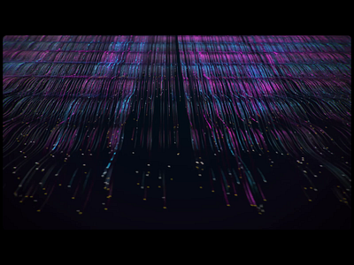 Wire Strings after effects animation cinema 4d data visualization digital art futuristic motion design motion graphics particles redshift redshift3d simulation trails wires xparticles