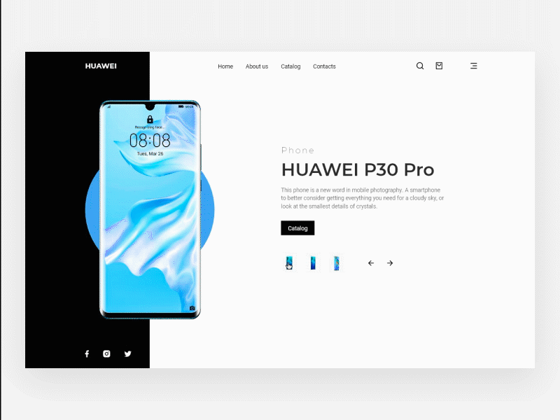 Huawei design animation branding design flat illustration minimal typography ui ux vector web website