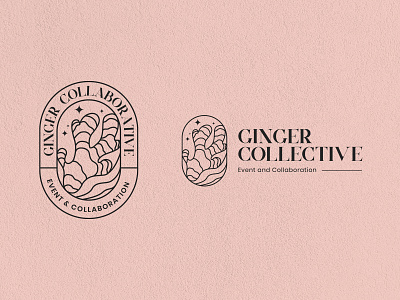 Ginger Collective Logo adobe illustrator branding design emblem logo graphic design line art line art logo logo logodesign vector