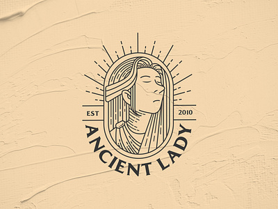 Ancient Lady Monoline Logo