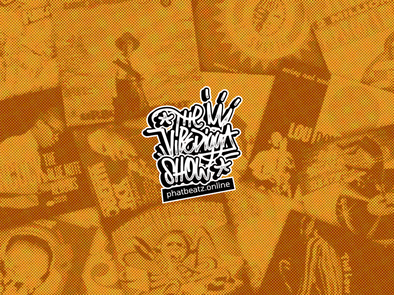 The VibeDiggaShow animated calligraphy design funk graffiti hiphop illustration lettering letters logo motion radio rnb soul tag ui vector
