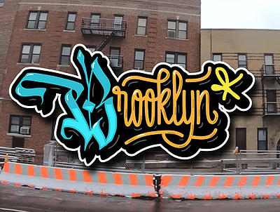 BROOKLYN NYC brooklyn calligraffiti calligraphy lettering lettering logo new york new york city ny nyc