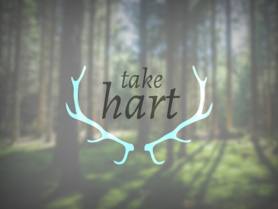 TakeHart Logo deer hart logo