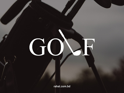 GOLF branding design logo logoinspiration logotype sans serif font typography whorahat