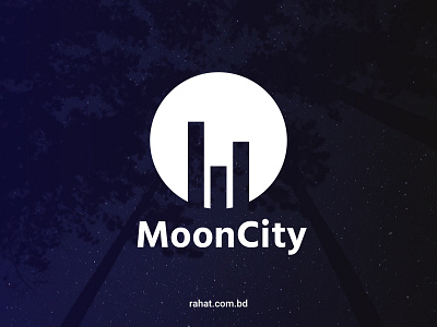 MoonCity branding design illustration logo logoinspiration logotype sans serif font typography whorahat