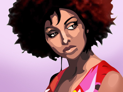 Afro Girl By Nicolas Designs