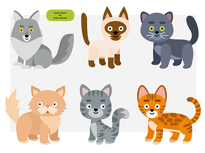 Set of cute cartoon cats for sticker activity book activity adobe illustrator animal book breed cartoon cats character children clipart color cute domestic for kids home illustration pet set stickers vector